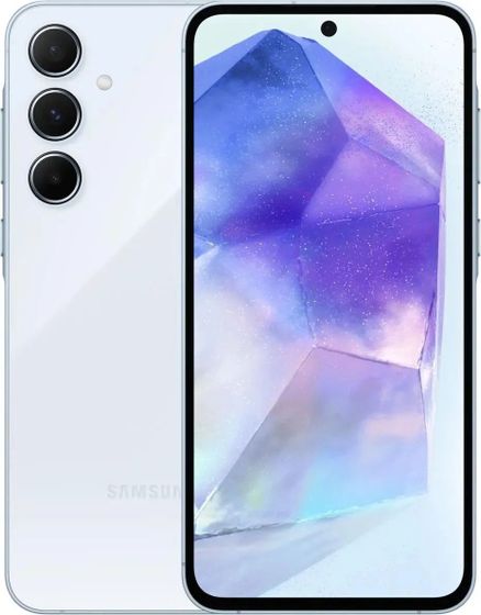 Смартфон Samsung Galaxy A55 5G 8/128GB голубой (SM-A556ELBVMEA)