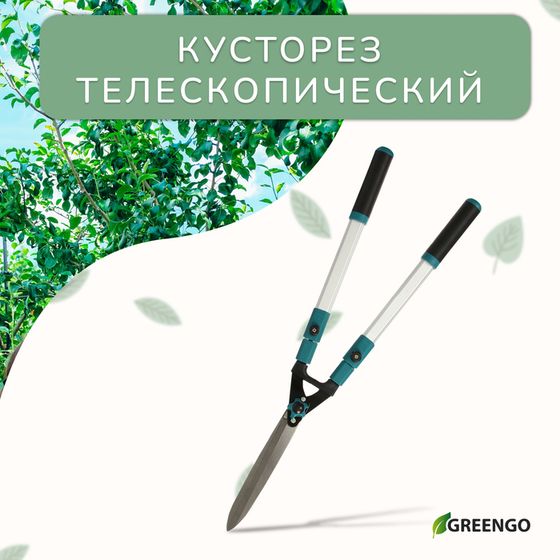 Кусторез, 31−44,5&quot; (79−113 см), телескопический, с металлическими ручками , Greengo