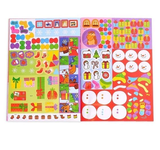 !09 Комплект из 2-х книг - Активити-книга с наклейками «Весёлые каникулы», формат А4, 20 стр.