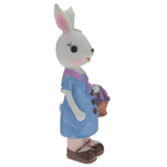 Фигурка декоративная "Заяц", L6,5 W8 H22,5 см, 1 штука, дизайн микс