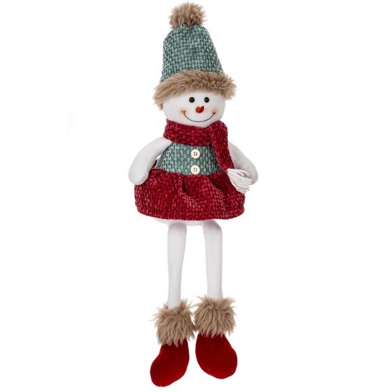 Игрушка набивная &quot;Снеговик&quot;, L17 W11 H53/29 см, 2в.