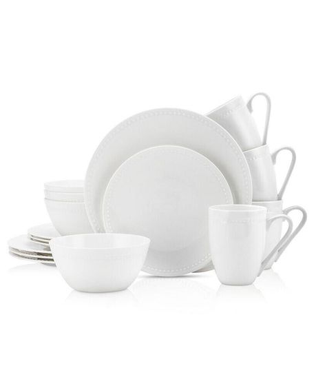 Ava Bone China 16 Pc. Dinnerware Set, Service for 4