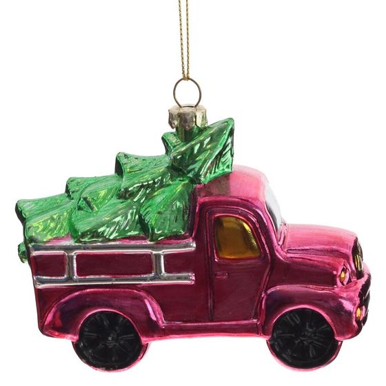 Украшение новогоднее &quot;Машинка&quot;, L12 W5 H10 см, 3в.