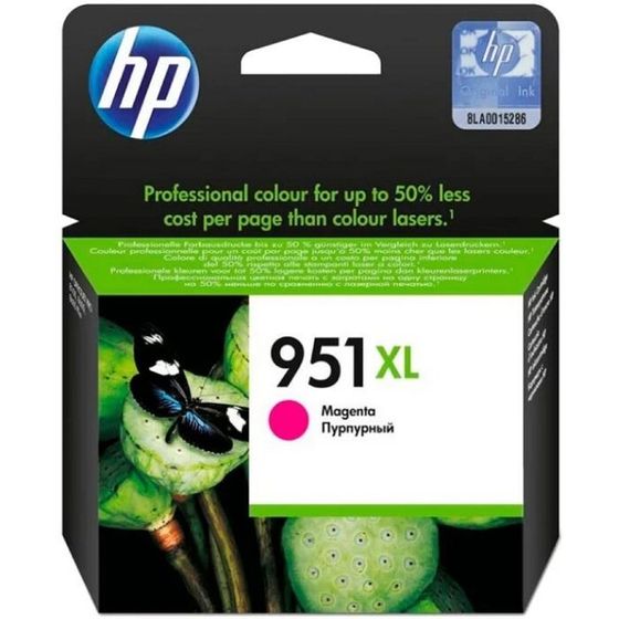 Картридж струйный HP №951XL CN047AE пурпурный для HP OJ Pro 8100/8600 (1500стр.)