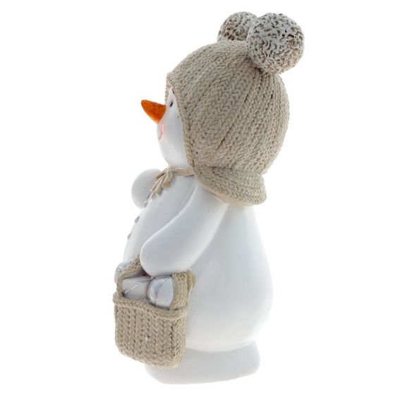 Фигурка декоративная &quot;Снеговик&quot;, L11,5 W8,5 H19 см