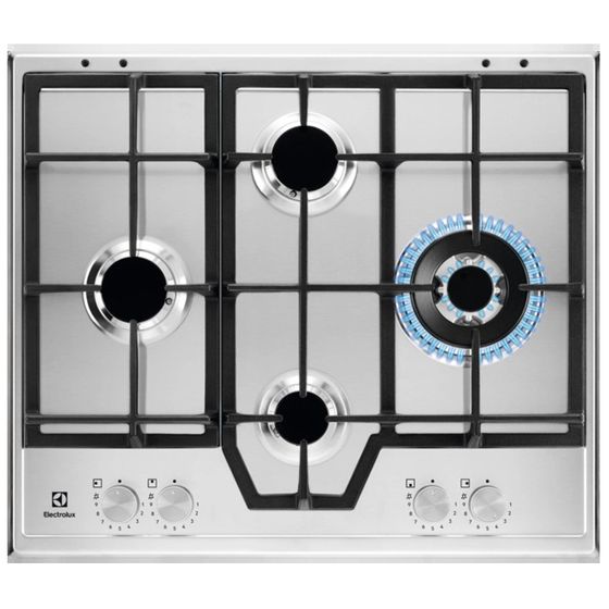 Газовая варочная панель Electrolux KGS64562SX нержавеющая сталь