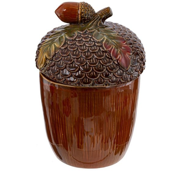 Емкость для сыпучих продуктов &quot;Жёлудь&quot;, 1000 мл, L16 W16 H22 см, 2в.