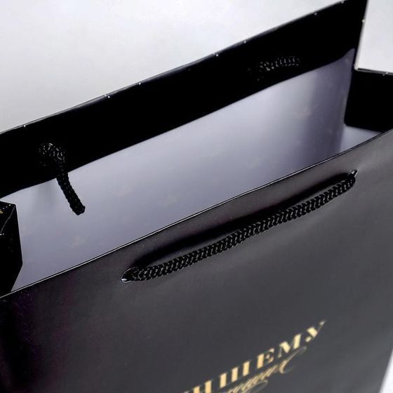 !Пакет ламинированный 2 штуки вертикальный «Лучшему из лучших» MS 18 × 23 × 10 см