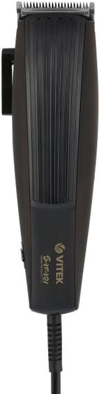 Машинка для стрижки Vitek Safari VT-2577 сеть (насадок 4шт) коричневый