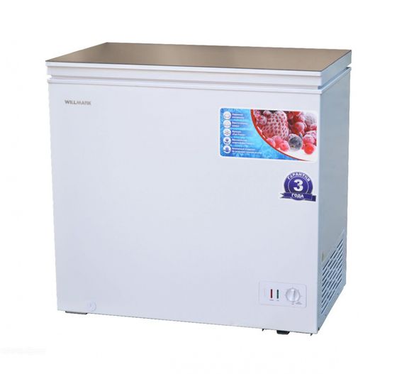 Морозильный ларь Willmark CF-310G (КОМПР. TOSHIBA, до -24С, 305л, 2 корз., стекл. крышка, гар.3года)