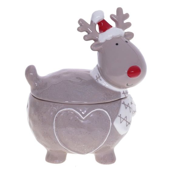 Конфетница &quot;Северный олень&quot;, 600 мл, L14 W12 H18,5 см, 2в.