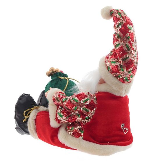 Дед Мороз (муз, движ), L17 W18 H50 см (полка 30 см.)