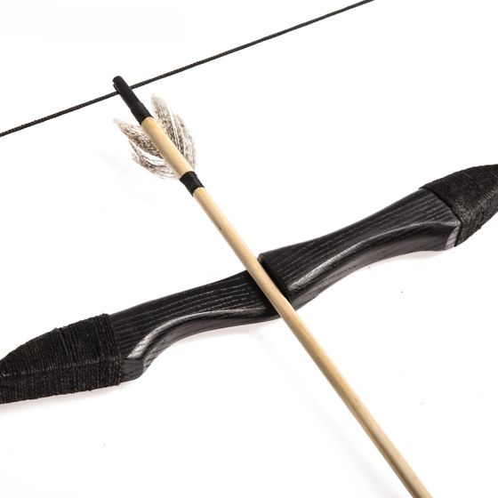 !Сувенирное деревянное оружие &quot;Лук спортивный&quot;, подростковый, чёрный, массив ясеня, 120 см