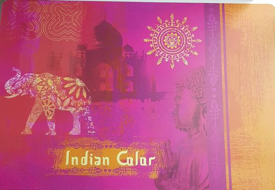 !09 Салфетка на стол, набор 2 штуки, "Слон" + "Перец" 29/41 см.