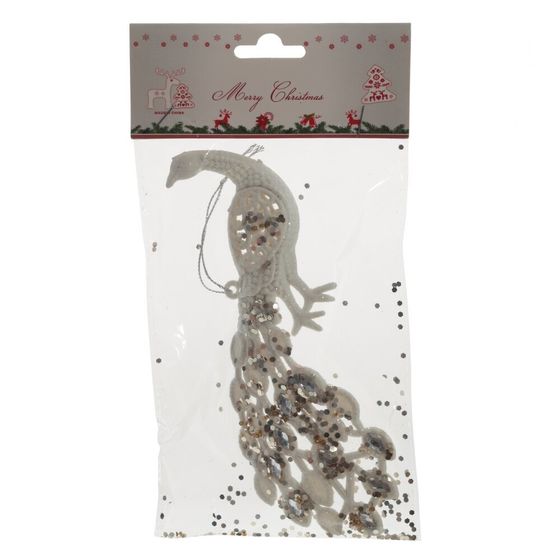 Украшение новогоднее &quot;Павлин&quot;, L17 W3 H11 см