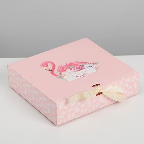 Коробка подарочная «Present for you», 20 х 18 х 5 см