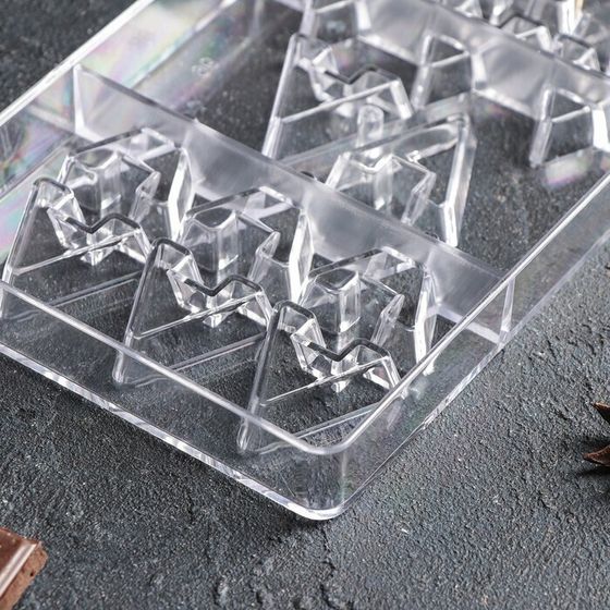 !09 Комплект из 2-х штук - Форма для шоколада и конфет «Хеопс», 14 ячеек, 20×12×2,5 см