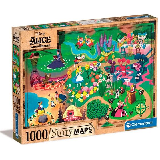 CLEMENTONI Disney Alice In The Worderland Puzzle 1000 pieces