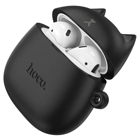 Гарнитура вкладыши TWS Hoco EW45 Magic Cat черный