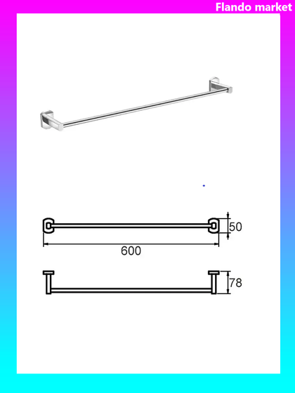 !Полотенцесушитель Neva, сплав металлов MI NEVSM10M49
