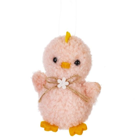 Фигурка декоративная &quot;Цыпленок&quot; (блок 12шт), L6 W4,5 H8 см, 2в.