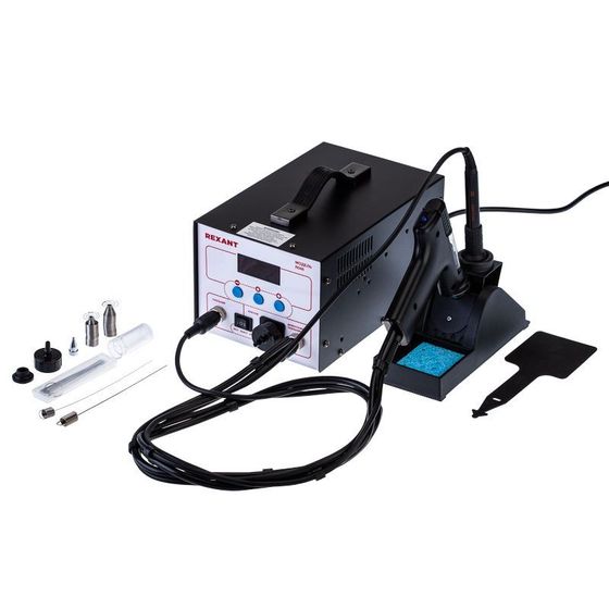 Паяльная станция Rexant R048 60Вт 200°C...480°C + демонт. паяльник (12-0735)