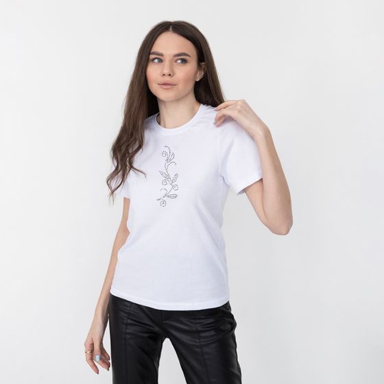 !09 Набор для творчества из 2-х видов:Термопереводки для кукол «Сладкое настроение», 14.5 × 23.5 см+Термоаппликация из страз «Узор», 15 × 5,7 см, 8 шт на листе, цвет белый