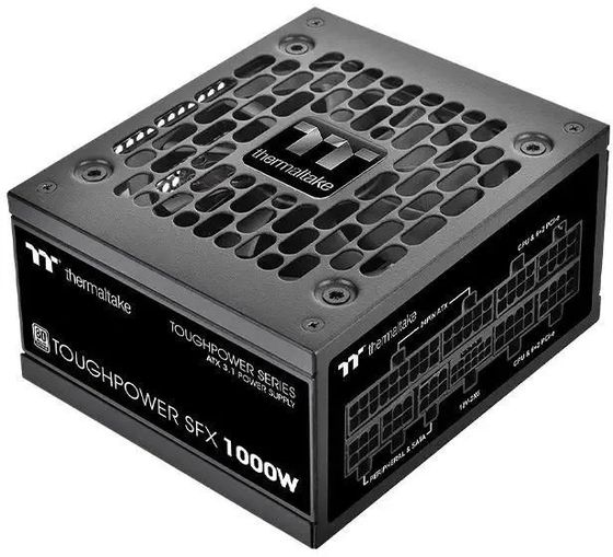 Блок питания 1000W SFX Thermaltake Toughpower SFX1000 Gen.5 80+ platinum (20+4pin) APFC 90mm fan 8xSATA Cab Manag RTL
