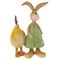 Фигурка декоративная "Заяц с петухом", L6 W3,5 H9,5 см, 2в.