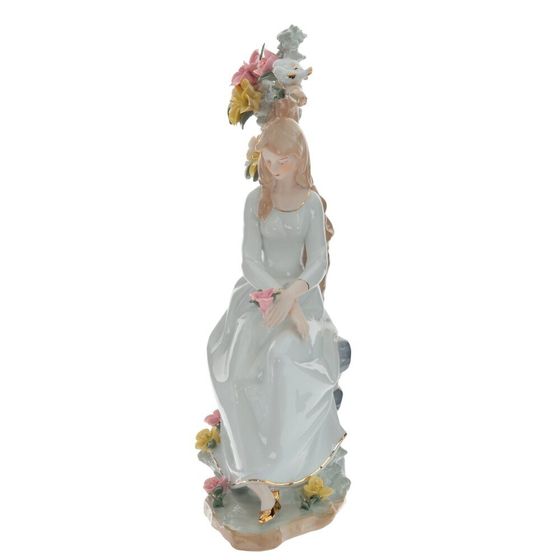 Фигурка декоративная &quot;Девушка в саду&quot;, Д23 Ш13 В35 см
