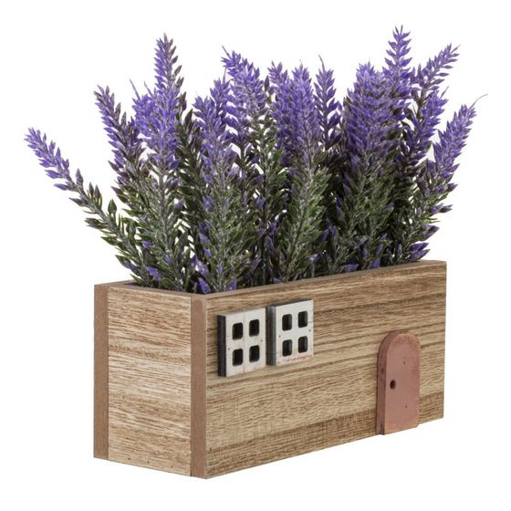 Цветочная композиция "Лаванда", L17 W6 H17,5 см