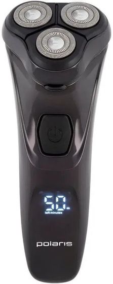 Бритва роторная Polaris PMR 0415R 4D PRO аккум./сеть черный