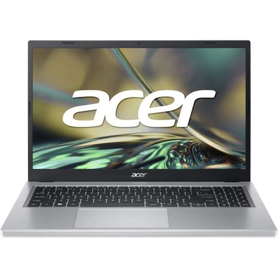 Ноутбук Acer Aspire 3, 15.6&quot;, R3 7320U, 8 Гб, SSD 512 Гб, AMD 610M, noOS, серебристый