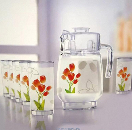 Набор питьевой 7 предметов ТЮЛИП