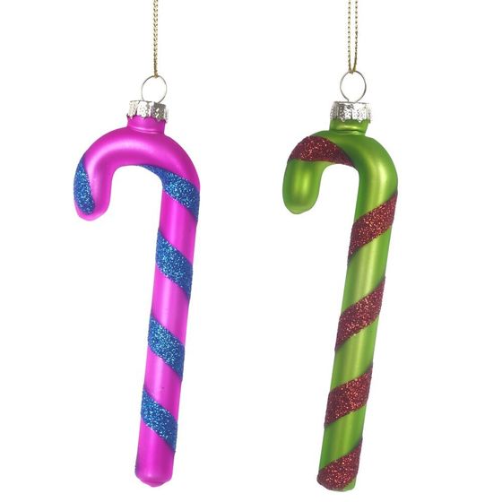 Украшение новогоднее "Конфета", L4 W1,5 H13 см, 2в.