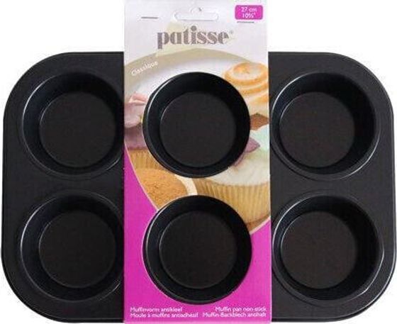 Patisse Foremka do muffinek 6 szt. Patisse 27 cm Classic uniwersalny