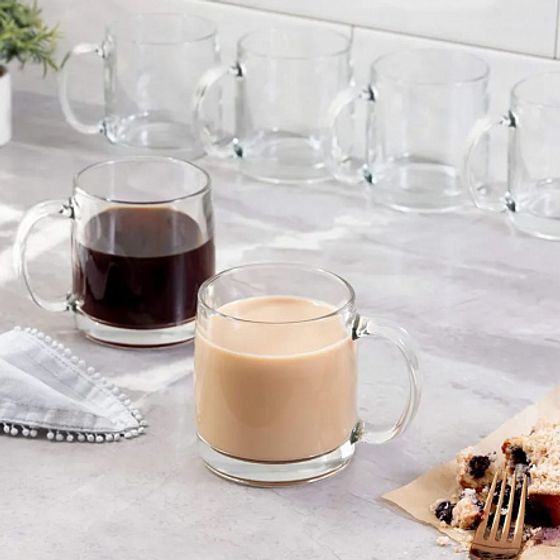 Кружка НОРДИК 380мл прозрачная