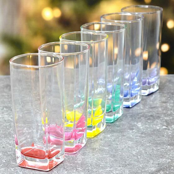 Набор стаканов STERLING RAINBOW 330мл высокий 6шт