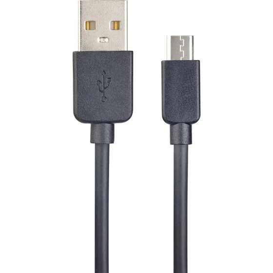 Кабель Perfeo USB 2.0 A(m) - microUSB(m) 2м черный (U4010)