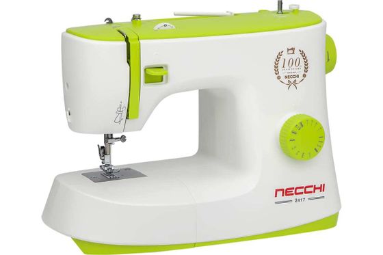 Швейная машина Necchi 2417 белый/зеленый
