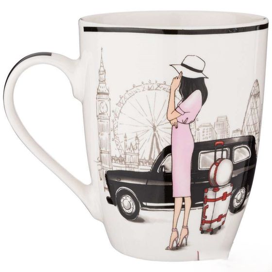 !09 Кружка Fashion queen 340 мл