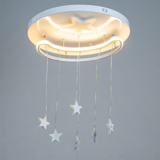 Люстра &quot;Звездная&quot; LED 44Вт 4000К белый 50х50х30 см BayerLux
