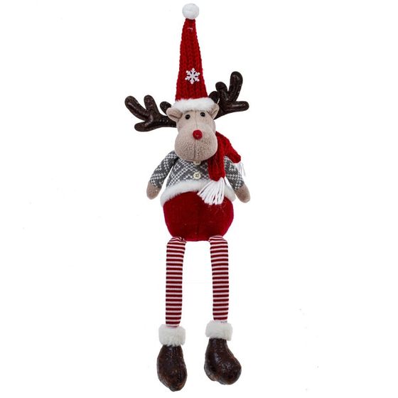 Игрушка набивная &quot;Олень&quot;, L19 W13 H57/35 см, 2в.
