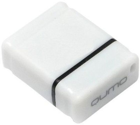 Флеш диск 8Gb Qumo NANO (QM8GUD-NANO-W) USB2.0 белый