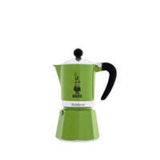 Bialetti Rainbow - Moka pot - Black - Green - Aluminium - 3 cups - Rainbow - CE