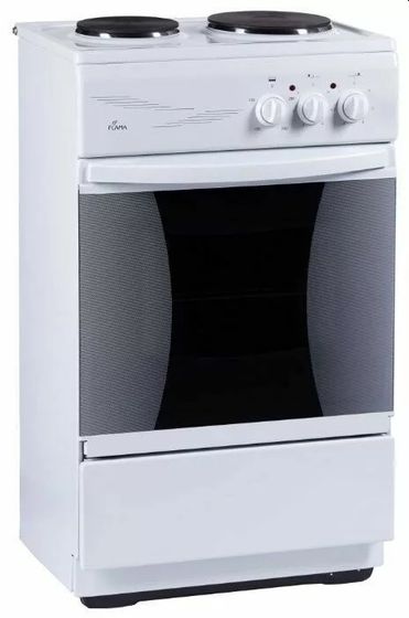 Плита электрическая FLAMA CE 3201W белый