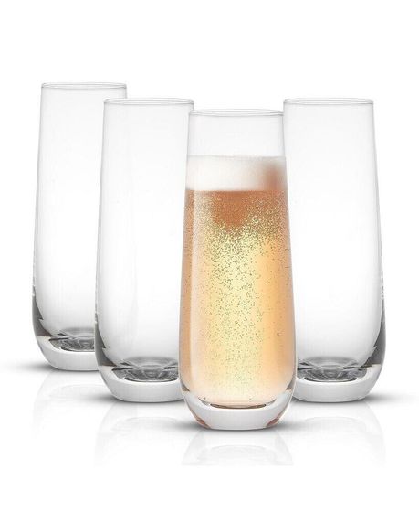 Milo Stem Less Champagne Flutes - Set of 4