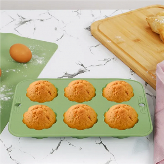 Форма для кексов OLIVE 6 ячеек