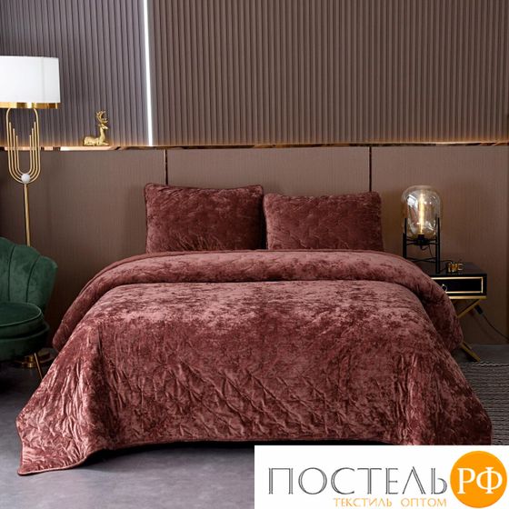 Пок-Ал-240x260тер Алира (терракот) Покрывало 240x260