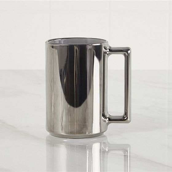 Кружка ФИТНЕС 320мл СИЯЮЩИЙ ГРАФИТ